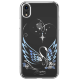 Чехол PQY Swan для iPhone XR Silver Frame - Изображение 81204
