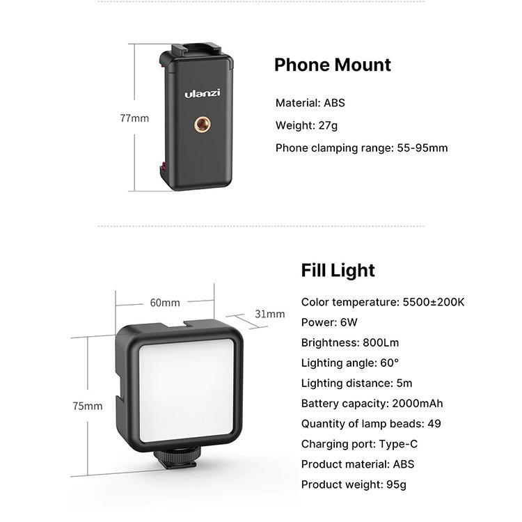 Комплект Ulanzi Smartphone Filmmaking Kit 2 2985 - фото 8