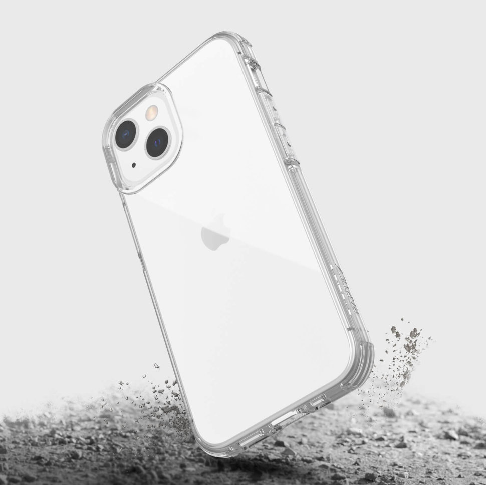 Чехол Raptic Clear для iPhone 14 Серый 495554 - фото 2