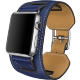 Ремешок кожаный HM Style Cuff для Apple Watch 38/40 мм Темно-Синий - Изображение 40884