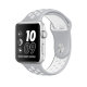 Ремешок спортивный Dot Style для Apple Watch 42/44 mm Серо-Белый - Изображение 46040