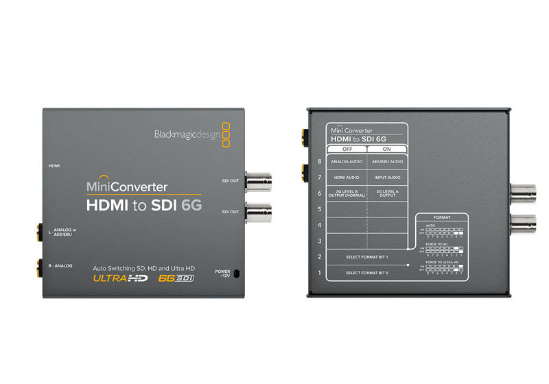 Мини конвертер Blackmagic Mini Converter HDMI - SDI 6G CONVMBHS24K6G - фото 3