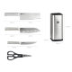 Набор ножей HuoHou Stainless steel kitchen Knife set HU0095 - Изображение 187435