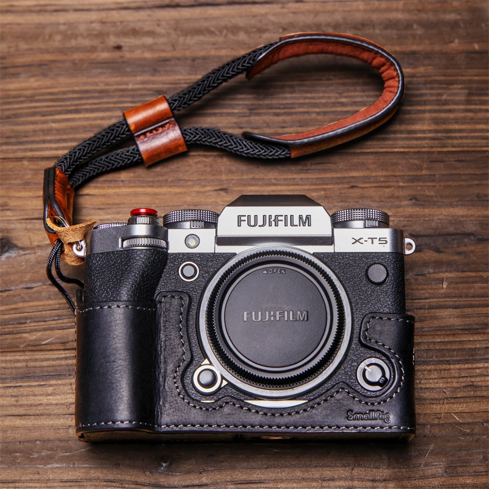 Чехол SmallRig 3927 Wrist Strap Kit для Fujifilm X-T5 1pcs смотреть аксессуары кожаные watchbands тонкие часы ремешок wrist belt с pin buckle 8mm