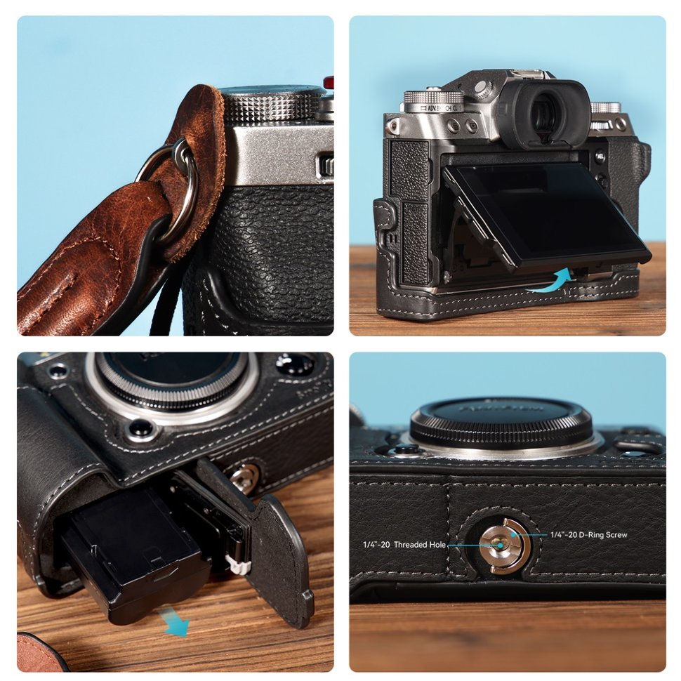 Чехол SmallRig 3927 Wrist Strap Kit для Fujifilm X-T5 - фото 4