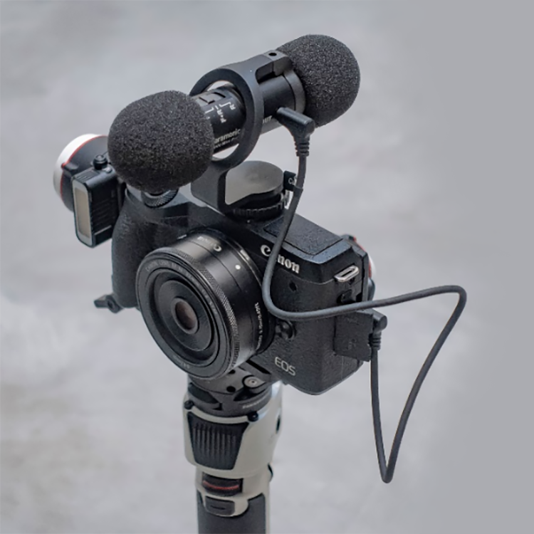 Микрофон Saramonic Vmic Mini Pro 1080p передний и 720p задний антивибрационный регистратор dvr со скрытой камерой