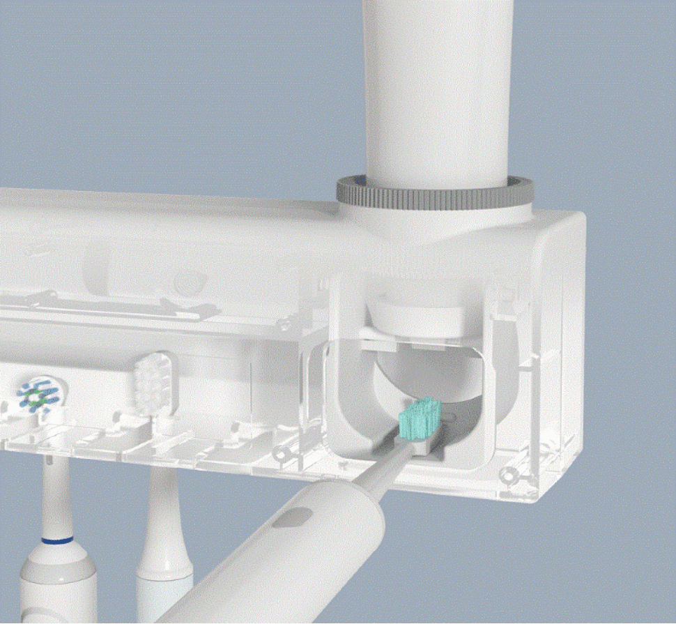 Умный держатель для дезинфекции зубных щеток Xiaomi Dr.Meng UV Toothbrush Sterilizer MKKJ01 - фото 8