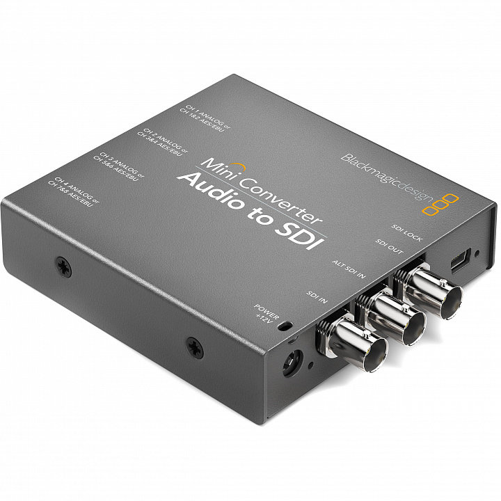 Мини конвертер Blackmagic Mini Converter Audio - SDI CONVMCAUDS2 mini 4k hdmi fiber converter 4k 30hz video optical transceiver om3 300m hdmi extender support hdmi 1 4a