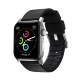Ремешок Nomad Active Strap Pro для Apple Watch 42/44мм Чёрный с серебряной фурнитурой - Изображение 150596