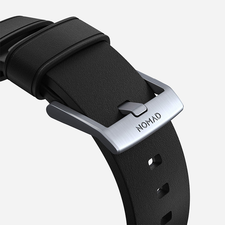 Ремешок Nomad Active Strap Pro для Apple Watch 42/44мм Чёрный с серебряной фурнитурой NM1A41SNW0 - фото 7