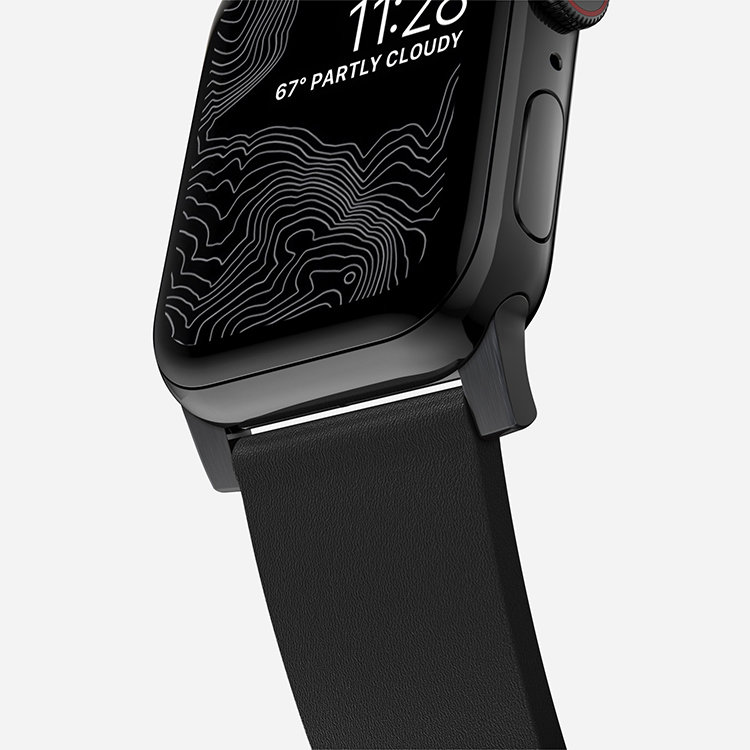 Ремешок Nomad Active Strap Pro для Apple Watch 42/44мм Чёрный с серебряной фурнитурой NM1A41SNW0 - фото 8