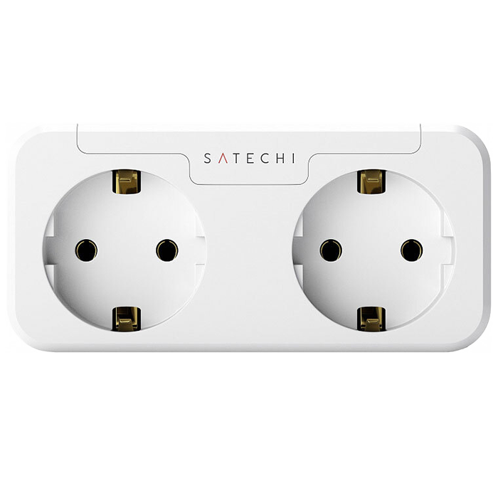 Умная розетка Satechi Homekit Dual Smart Outlet Белая ST-HK2OAW-EU - фото 5