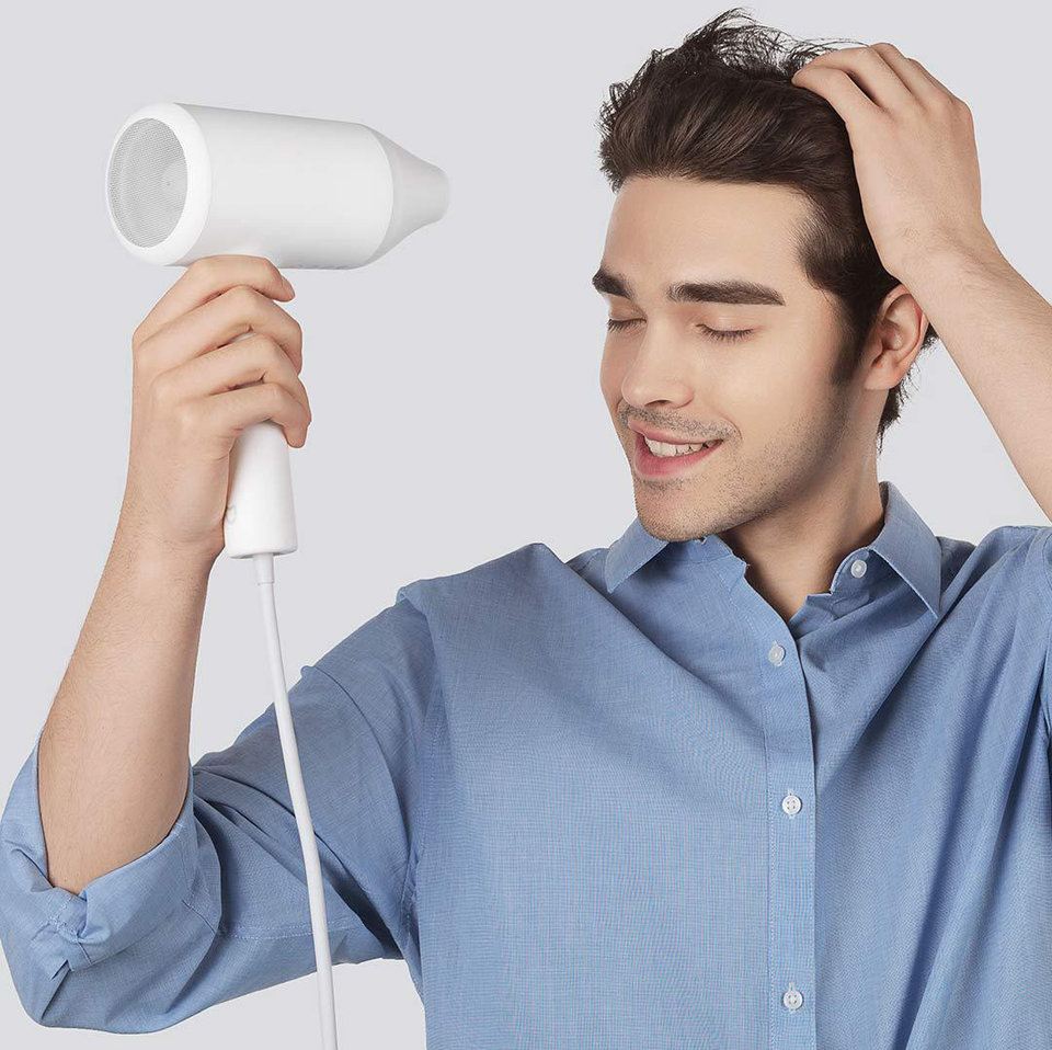 Фен Xiaomi Mijia Water Ion Hair Dryer 1800W Белый CMJ01LX - фото 1