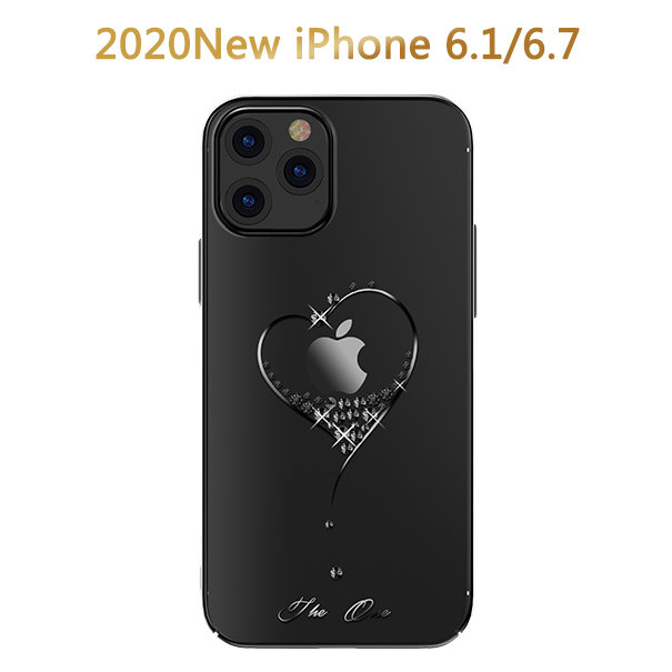 Чехол PQY Wish для iPhone 12 Pro Max Чёрный Kingxbar IP 12 6.7 чехол pqy flora для iphone 12 12 pro чёрный pqy kingxbar ip 12 6 1