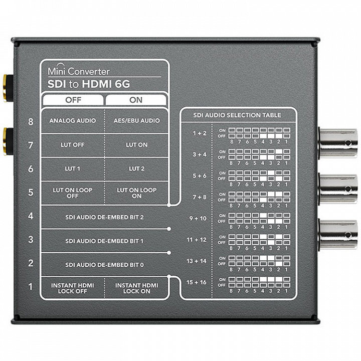 Мини конвертер Blackmagic Mini Converter SDI - HDMI 6G CONVMBSH4K6G - фото 3