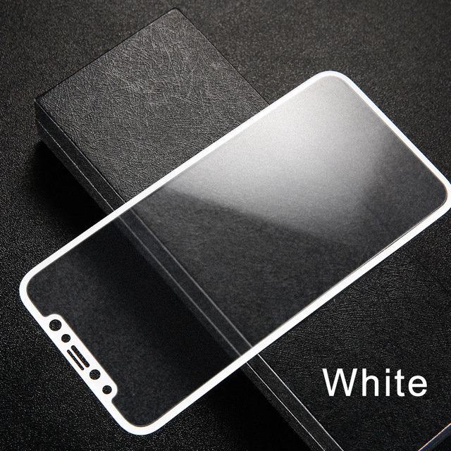 Стекло матовое Baseus 0.23mm PET Soft 3D Tempered Glass (Full-frosted) для iPhone X Белое - фото 3