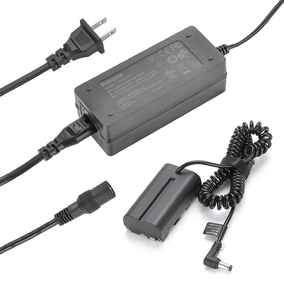 Система питания Kingma NP-F550 + EU plug DR-F550-AEU Kit usb smart charger с адаптером питания на 20 портов универсальной зарядной станции для семейного и офисного использования