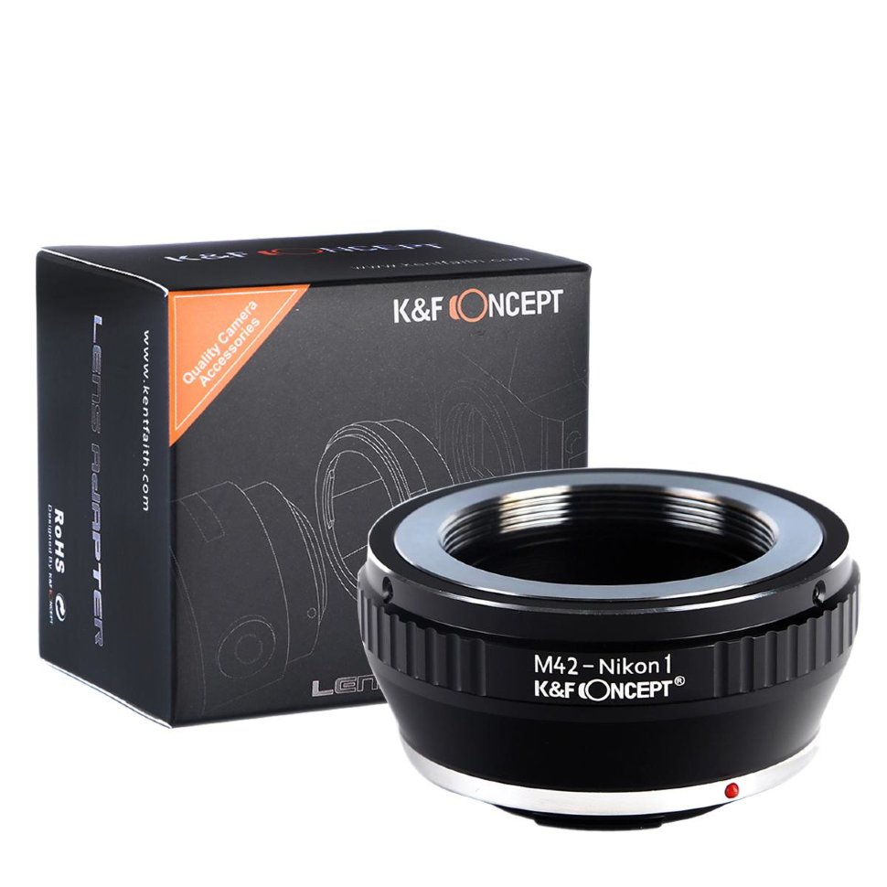 Адаптер K&F Concept для объектива M42 на Nikon 1 KF06.116 - фото 2