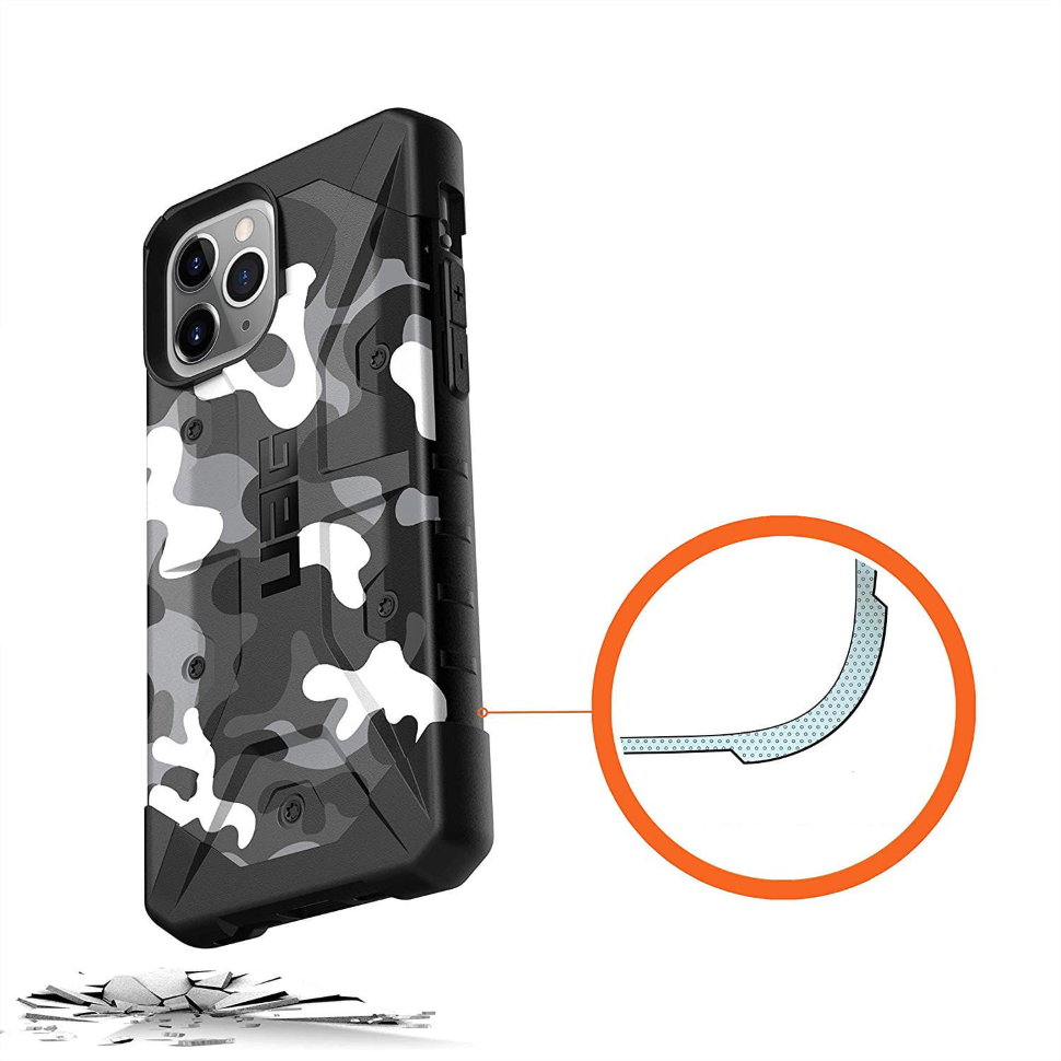 Чехол UAG Pathfinder для iPhone 11 Pro Черный камуфляж 111707114061 - фото 9