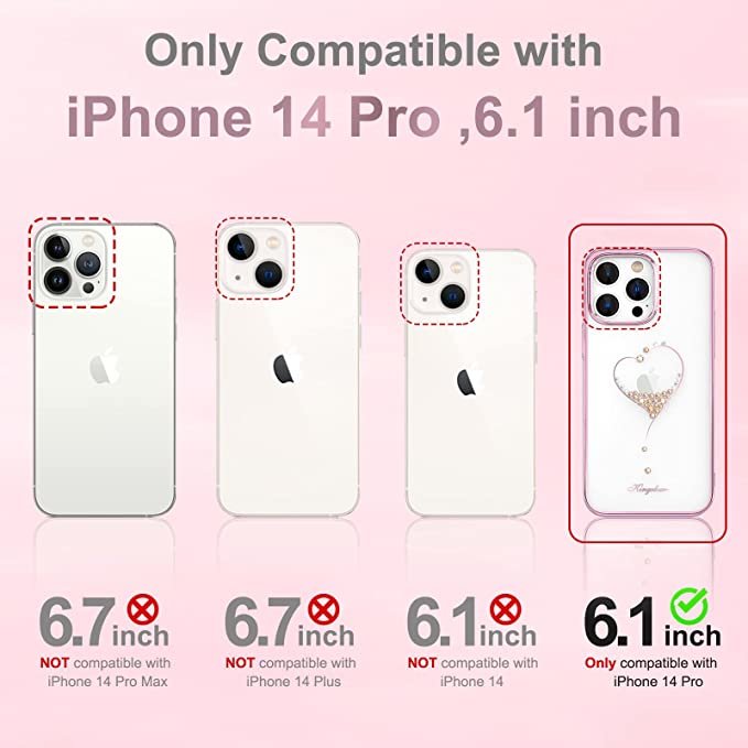 Чехол PQY Wish для iPhone 14 Pro Розовое золото - фото 5