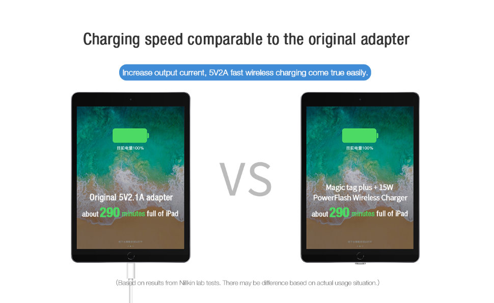 Адаптер беспроводной зарядки Nillkin Magic Tags Plus для Apple iPad 9.7/10.2/10.5 - фото 7