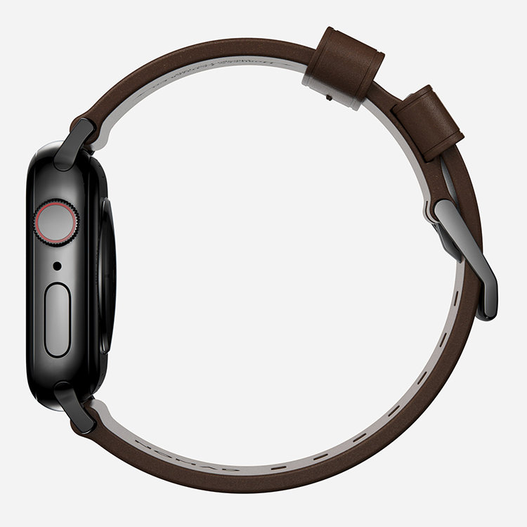 Ремешок Nomad Active Strap Pro для Apple Watch 42/44мм Коричневый с чёрной фурнитурой NM1A4MBNW0 - фото 8