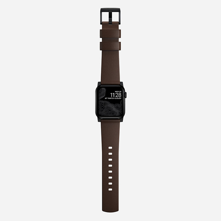 Ремешок Nomad Active Strap Pro для Apple Watch 42/44мм Коричневый с чёрной фурнитурой NM1A4MBNW0 - фото 9