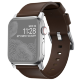 Ремешок Nomad Active Strap Pro для Apple Watch 42/44мм Коричневый с серебряной фурнитурой - Изображение 150619
