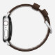 Ремешок Nomad Active Strap Pro для Apple Watch 42/44мм Коричневый с серебряной фурнитурой - Изображение 150624