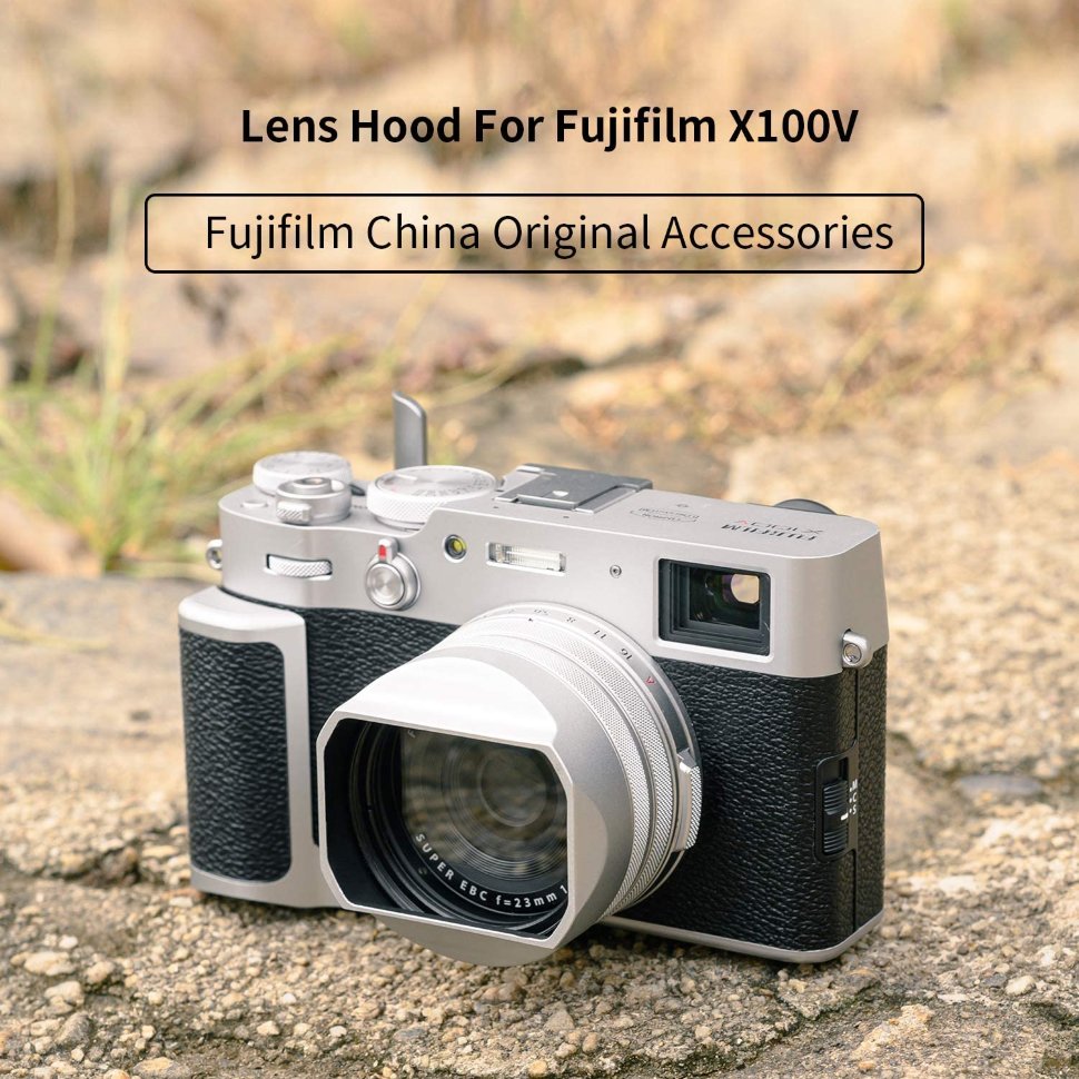Бленда YC Onion 49мм для Fujifilm X100V/X100F/X100T Серебро Hood-X100V-S крышка для объектива canon 72 мм