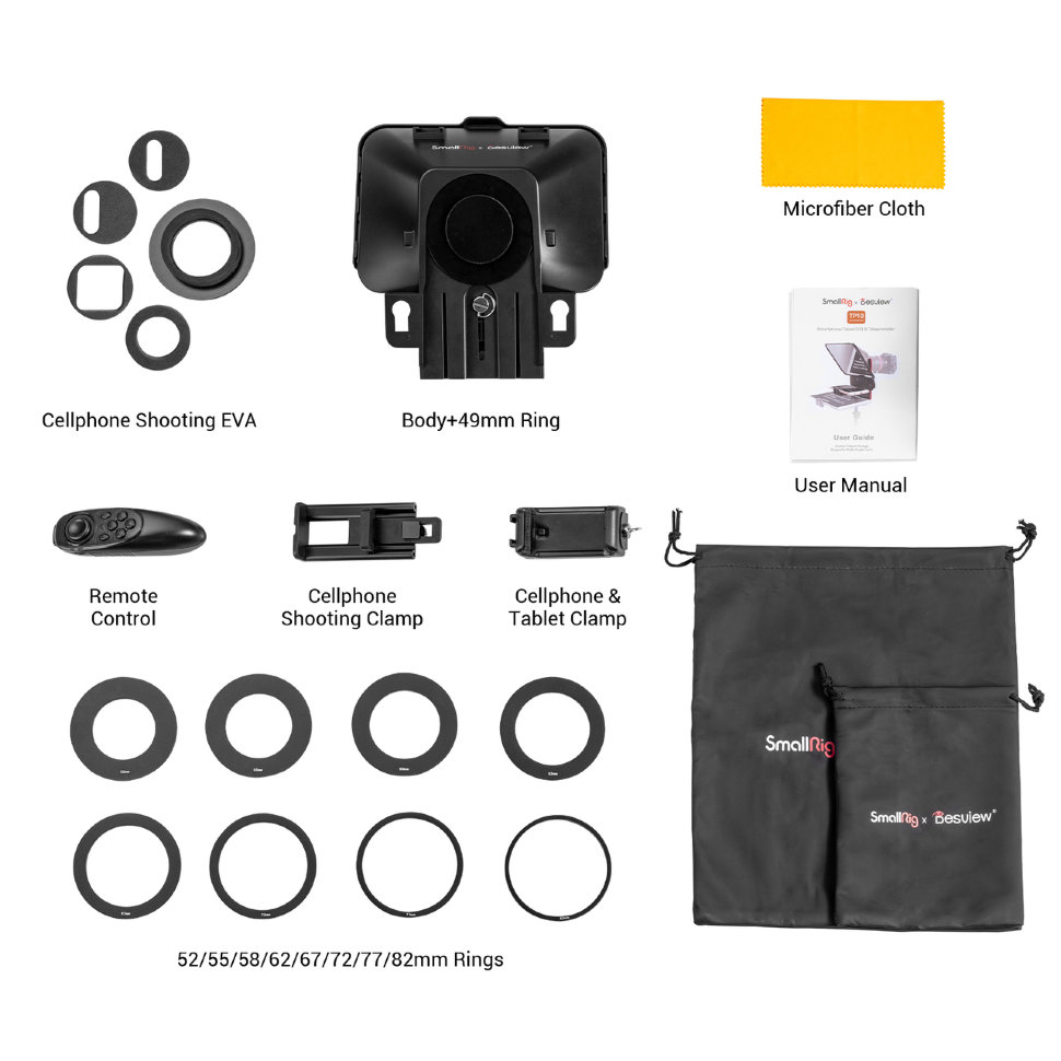 Телесуфлёр SmallRig x Desview Portable TP10 3374 для смарфтона/планшета/камеры - фото 2
