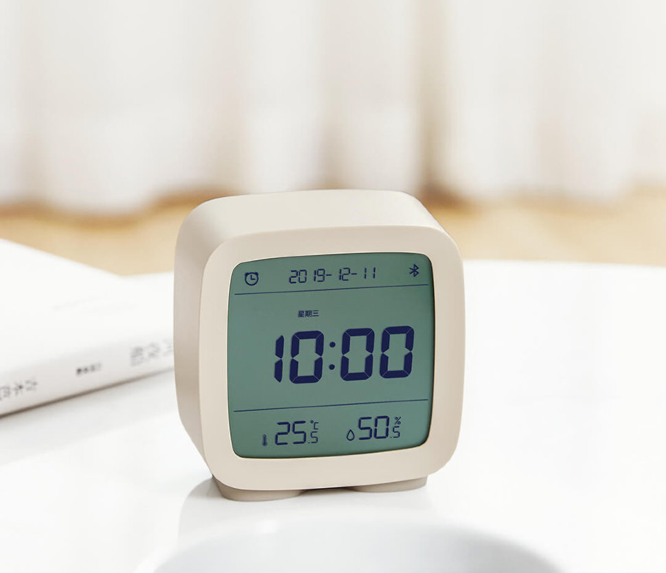 Умный будильник Xiaomi Qingping Bluetooth Alarm Clock Белый CGD1