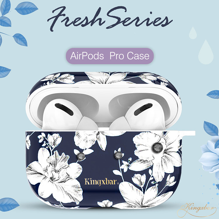 Чехол Kingxbar Fresh для Apple Airpods Pro Lily Kingxbar Fresh Для Airpods Pro Case-Lily