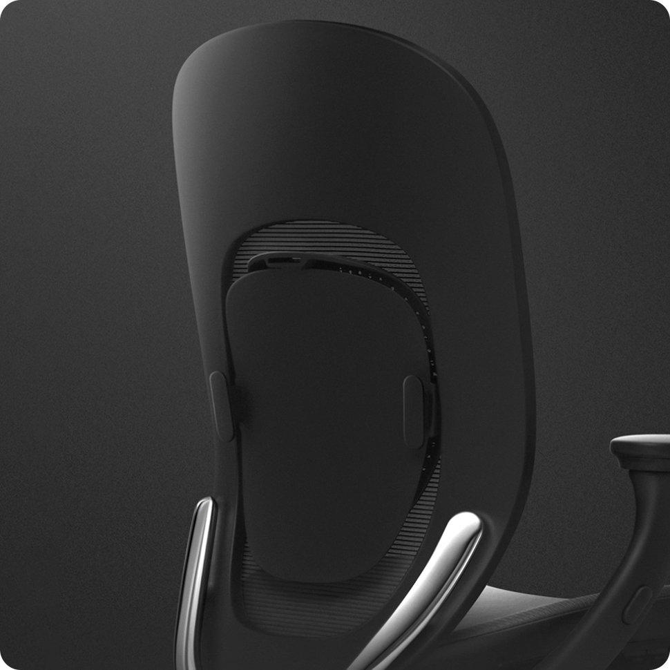 Кресло Xiaomi Yuemi YMI Ergonomic Chair Чёрное RTGXY01YM - фото 4