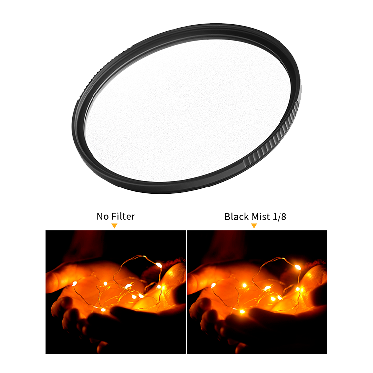 Светофильтр K&F Concept Nano-X Black Mist Filter 1/8 49мм KF01.1525 - фото 4