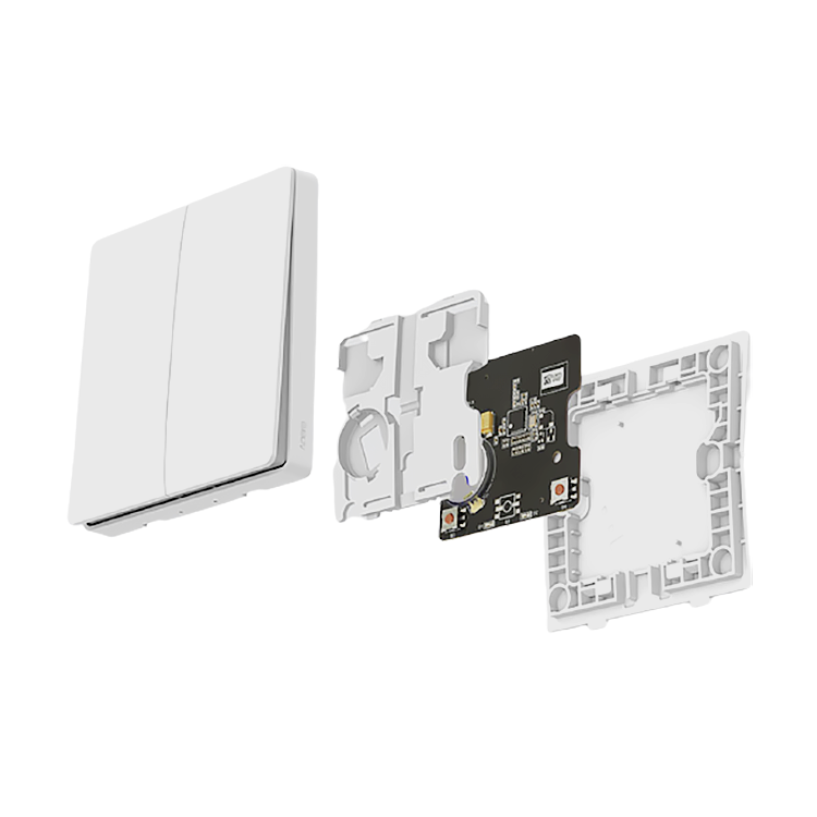Беспроводной выключатель Xiaomi Aqara Wall Wireless Switch Double Key Edition WXKG02LM - фото 4