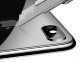 Стекло на крышку Baseus 4D Tempered Back Glass для iPhone X Серое - Изображение 87469