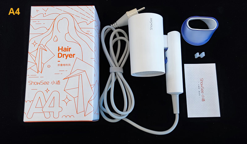 Фен Xiaomi ShowSee Hair Dryer A4-W - фото 5