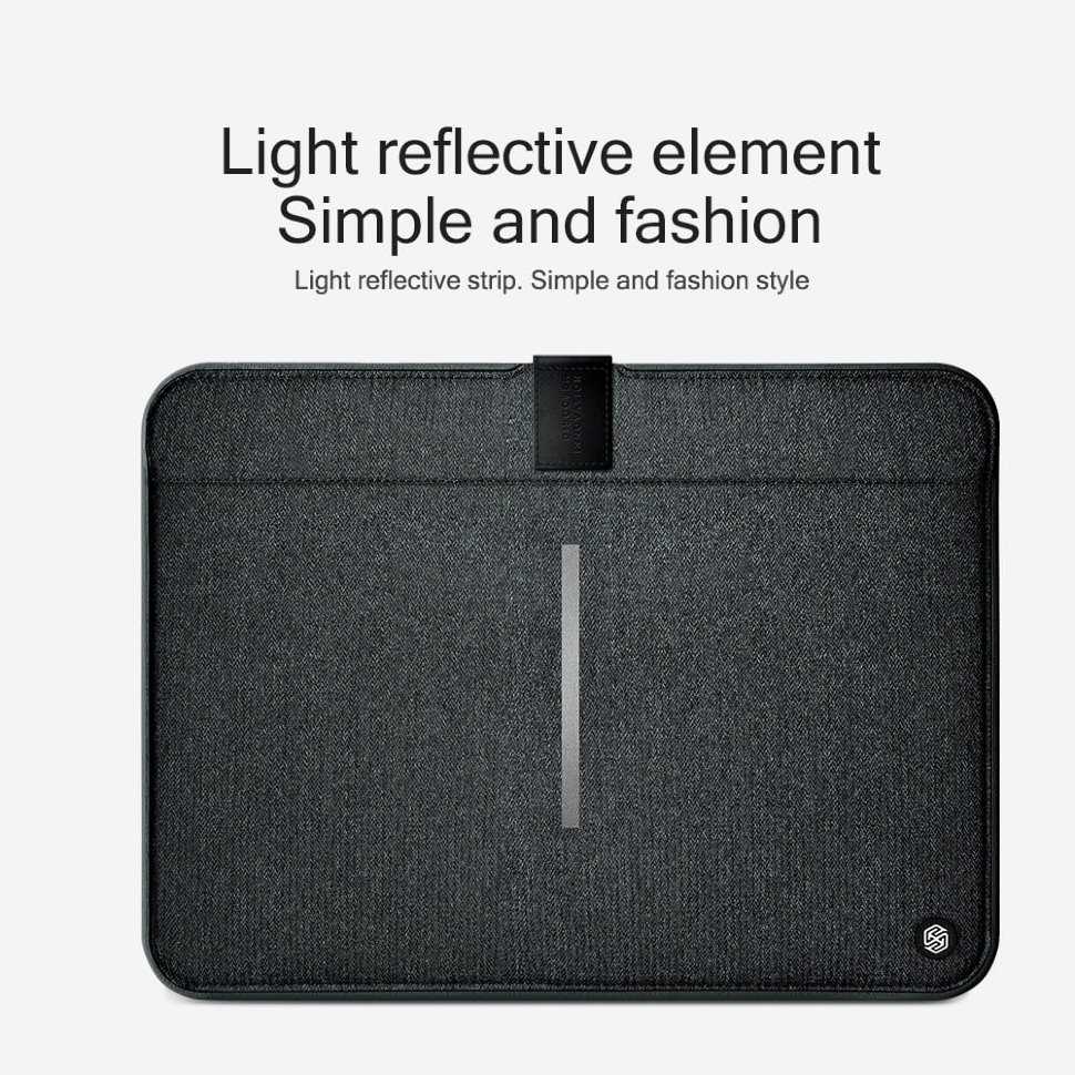 Чехол Nillkin Acme Sleeve для Apple MacBook 13 Чёрный - фото 9