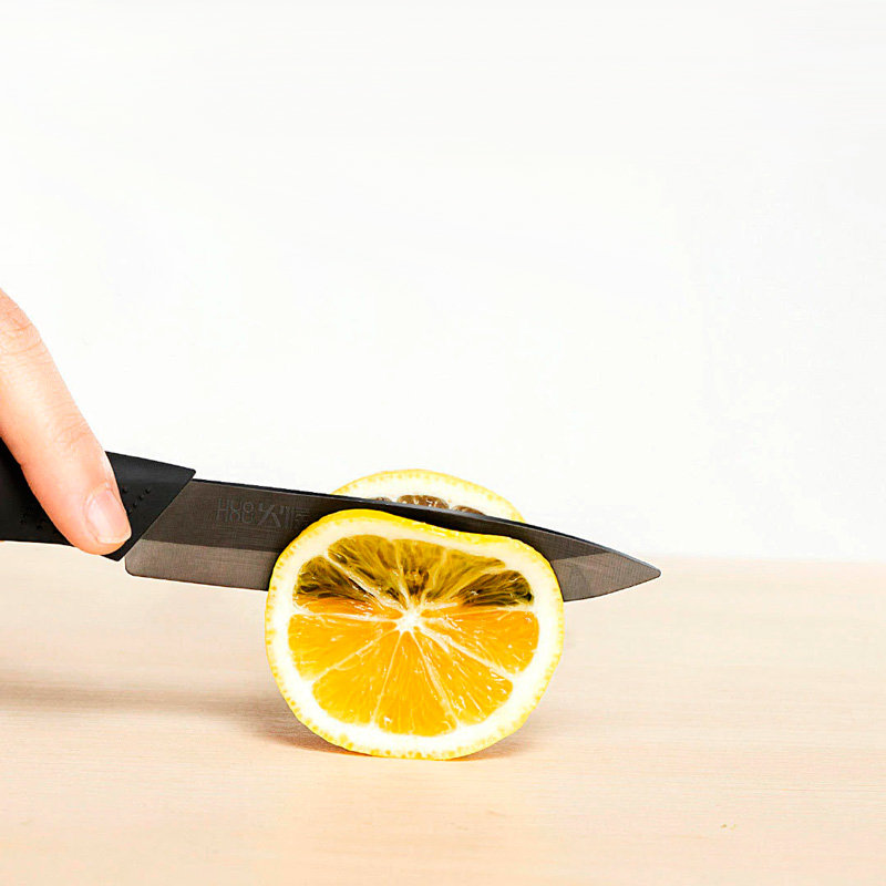 Набор керамических ножей Xiaomi Huo Hou Nano Ceramic Knife Черный HU0010 - фото 6