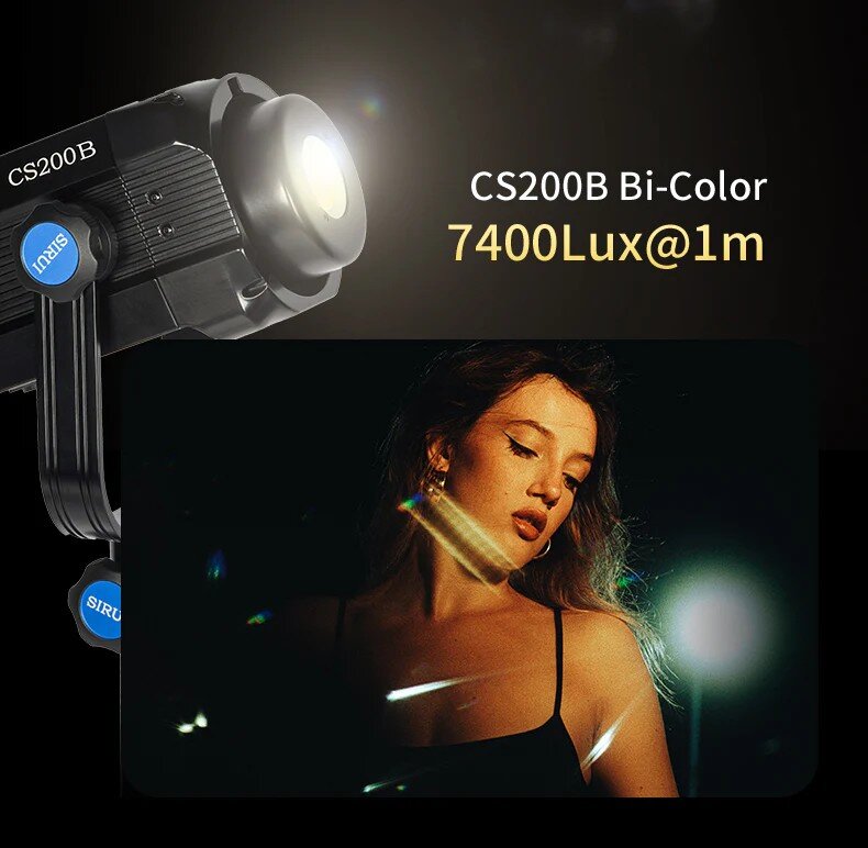 Осветитель Sirui CS200B игровая видеокарта yeston rx6700xt 12g d6 la память 12g 192bit gddr6 двойной режим светового эффекта эффективное рассеивание тепла