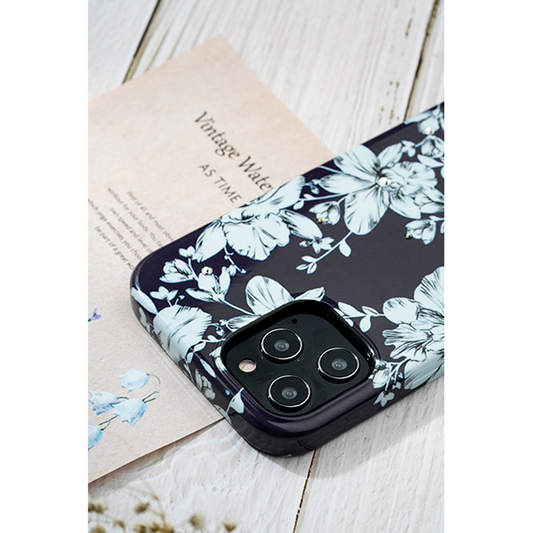 Чехол PQY Blossom для iPhone 12/12 Pro Lily Kingxbar IP 12Pro Blossom Series-Lily пластиковая накладка dux ducis fino series для iphone 14 plus черная