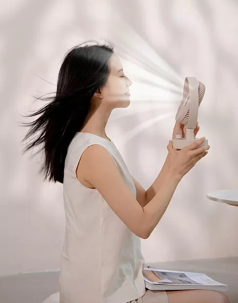 Настольный вентилятор Xiaomi Sothing Desktop Shaking Head Fan S1 Розовый - фото 7