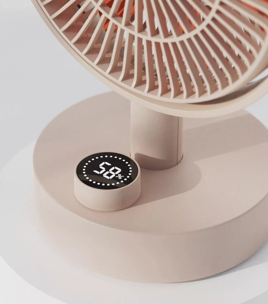 Настольный вентилятор Xiaomi Sothing Desktop Shaking Head Fan S1 Розовый - фото 2