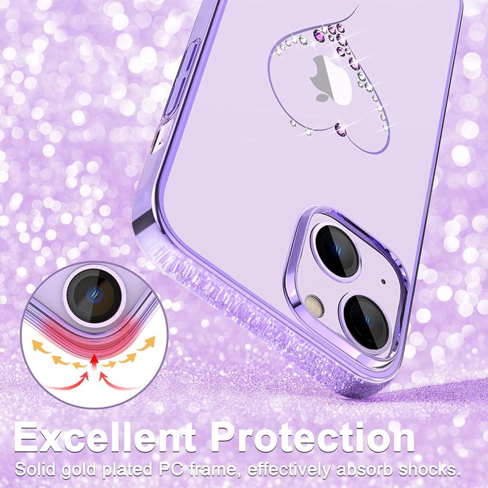 Чехол PQY Wish для iPhone 14 Plus Фиолетовый - фото 3