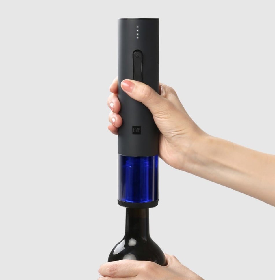 Штопор электрический Xiaomi Huo Hou Electric Wine Bottle Opener Черный HU0027 от Kremlinstore
