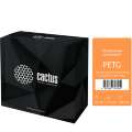 Пластик для 3D принтера Cactus PETG d1.75мм 0.75кг Оранжевый прозрачный
