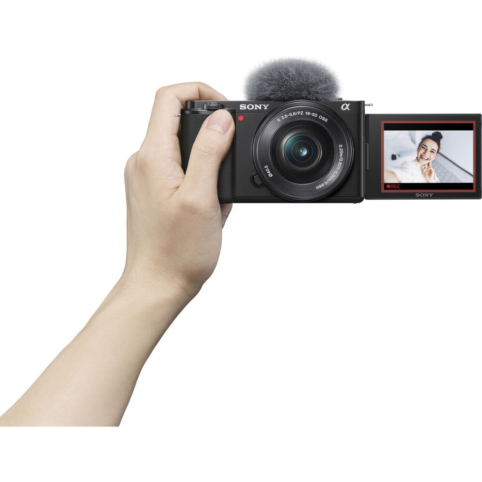 Беззеркальная камера Sony ZV-E10 Черная (+ E PZ 16-50mm f/3.5-5.6 OSS) ILCZV-E10L/B - фото 7