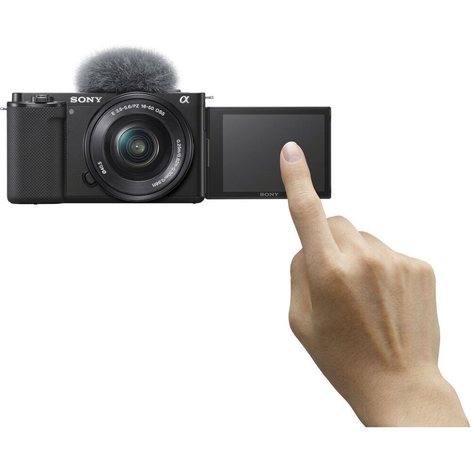Беззеркальная камера Sony ZV-E10 Черная (+ E PZ 16-50mm f/3.5-5.6 OSS) ILCZV-E10L/B - фото 8
