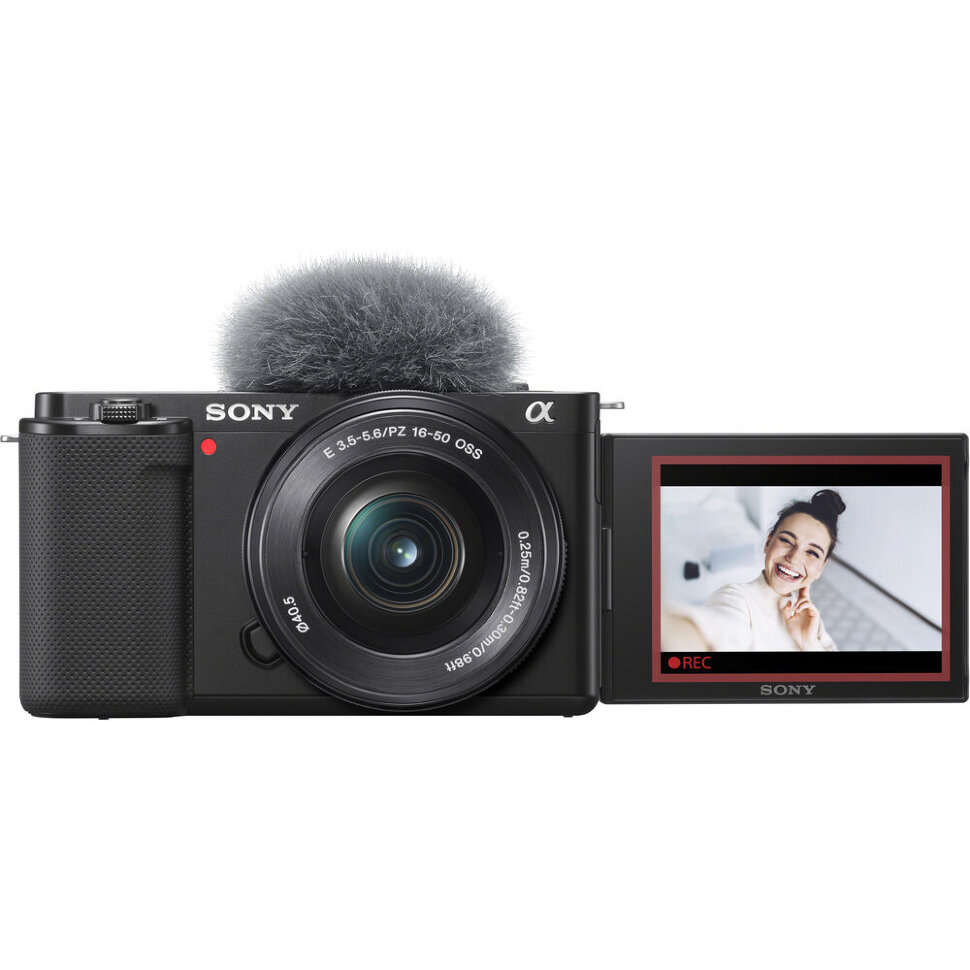 Беззеркальная камера Sony ZV-E10 Черная (+ E PZ 16-50mm f/3.5-5.6 OSS) ILCZV-E10L/B - фото 4